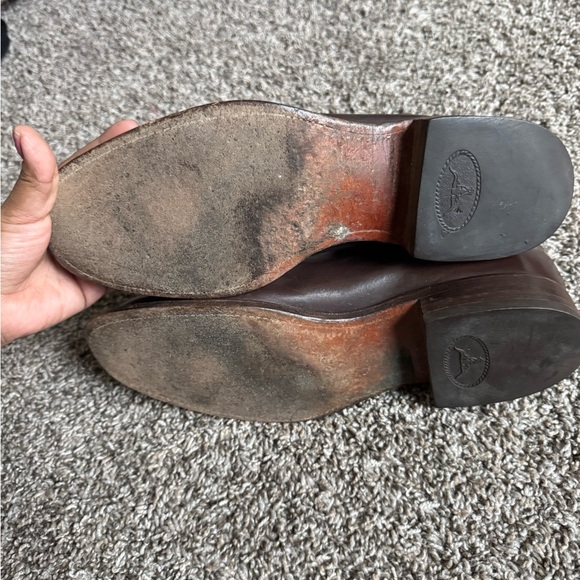 R.M. WILLIAMS brown Leather Ankle Boots - Picture 12 of 13